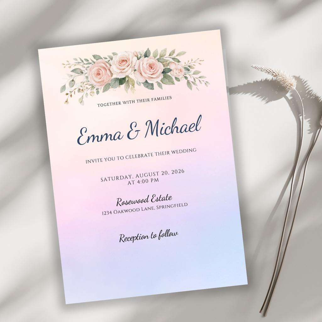 Wedding digital invitation